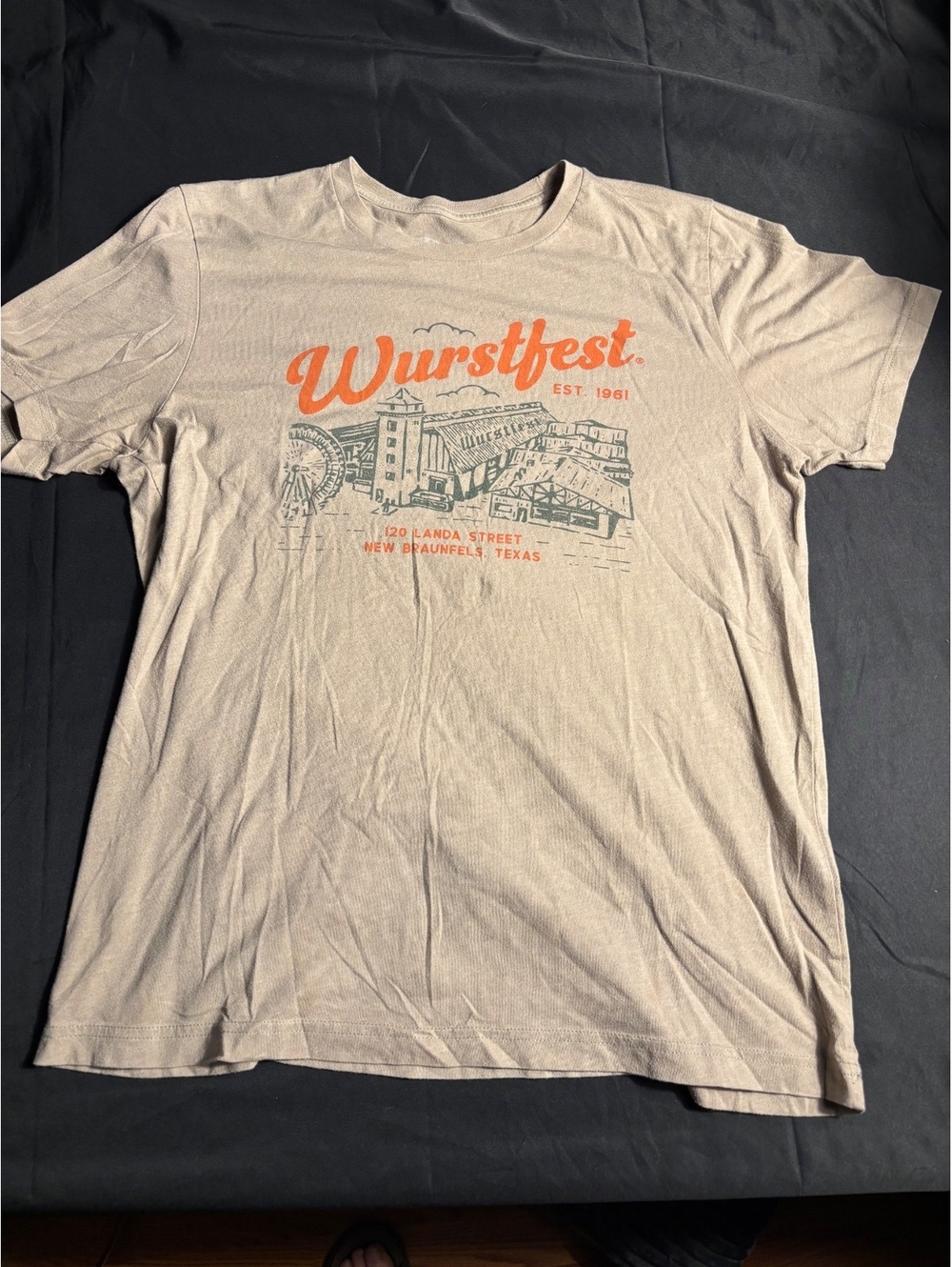 Wurstfest New Braunfels Texas Graphic T-Shirt Size L